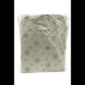 Home Reflections Fairisle Flannel Sheet Set Gray